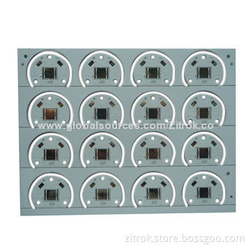 Prototype aluminum LED PCB with white solder resistNew